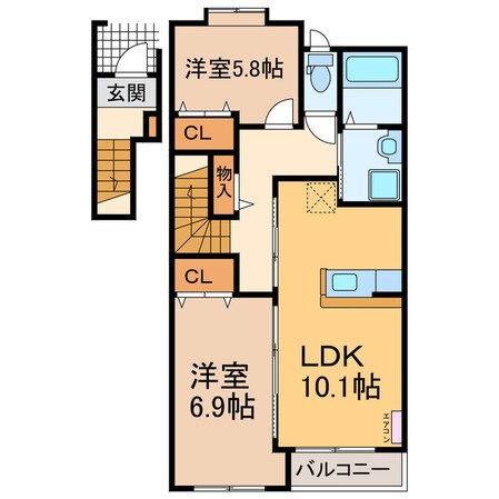 cloverの物件間取画像